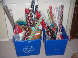 Christmas Wrap Storage